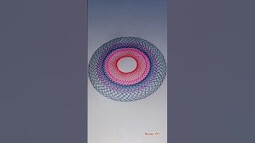 Satisfying Spirograph Art 😍 | Relaxing Geometric Design #Shorts