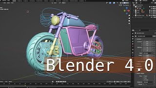 Motorcycle Rigging Techniques in Blender 4 #001