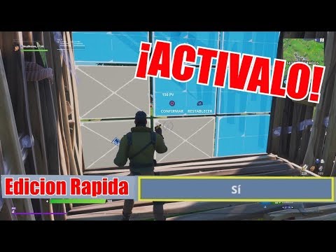 Activa esta opcion para EDITAR mas RAPIDO en FORTNITE! - Ps4 Y Xbox