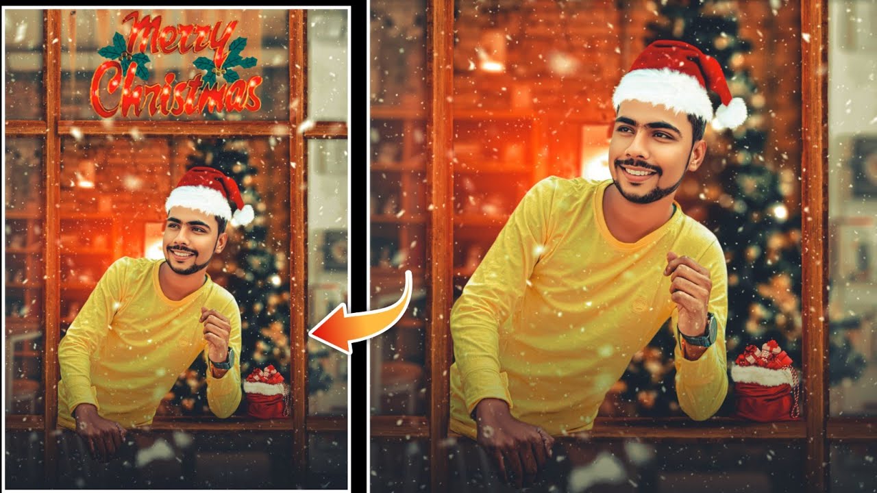 Christmas photo editing | Happy Christmas Day photo editing | Merry Christmas photo editing picsart