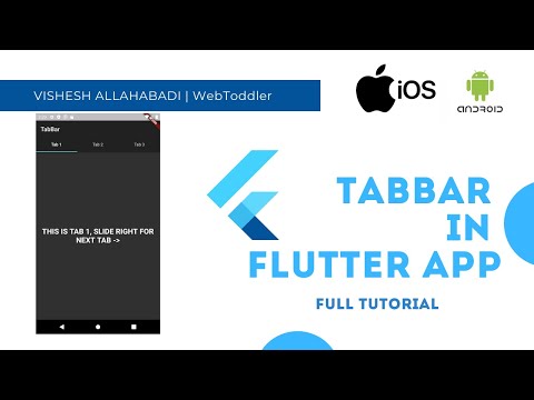 Flutter - Implementing TabBar in Flutter - Full Tutorial