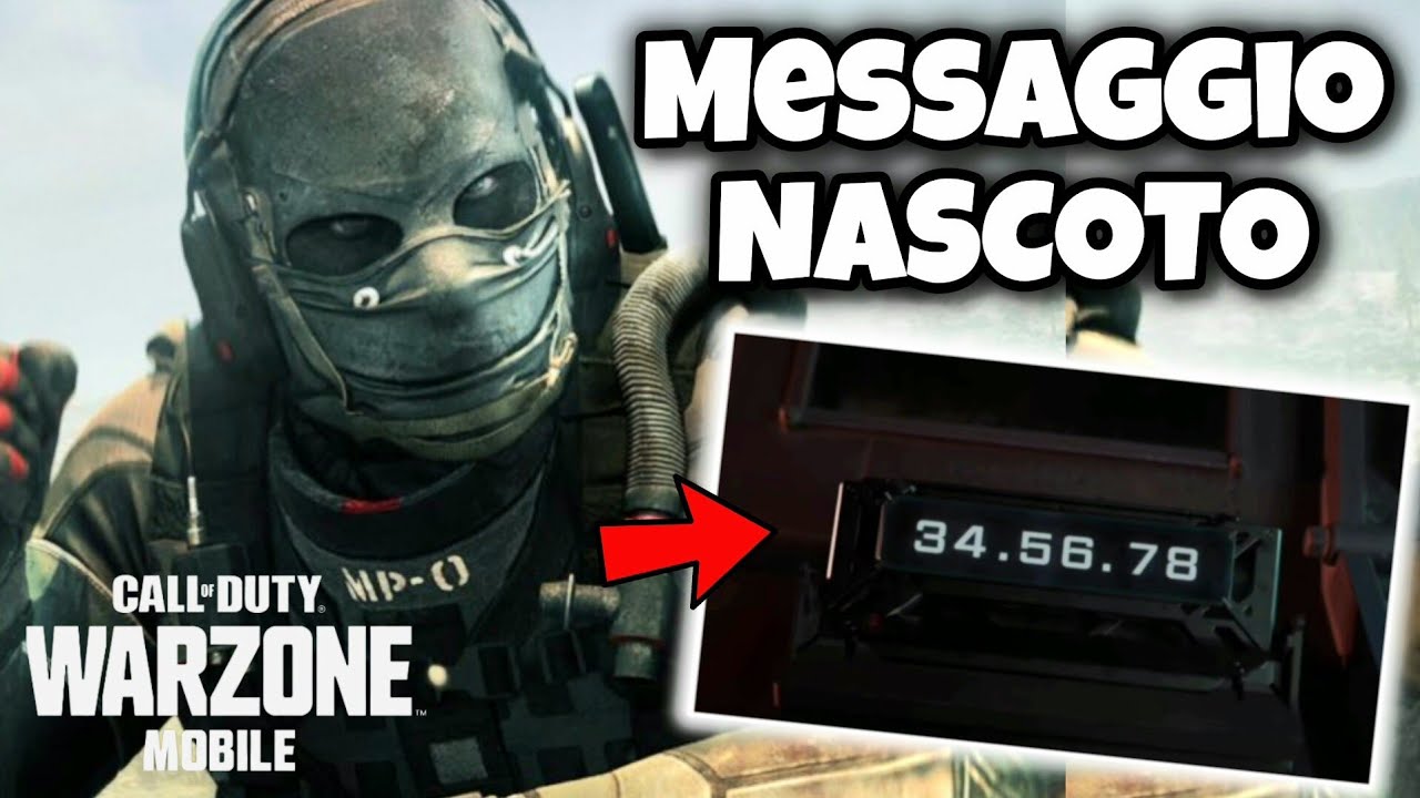 MESSAGGIO NASCOTO ACTIVISION ci fa vedere contatore misterioso WARZONE MOBILE ITA