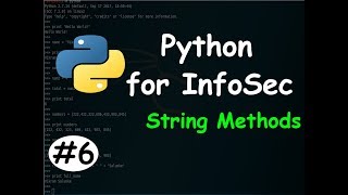 Python for InfoSec #6 - String Methods