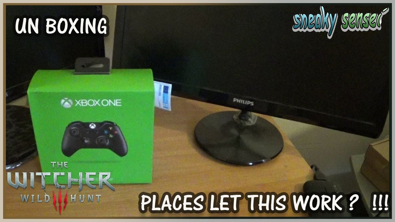 UN Boxing Xbox one wireless controller black / "PLACES LET THIS WORK