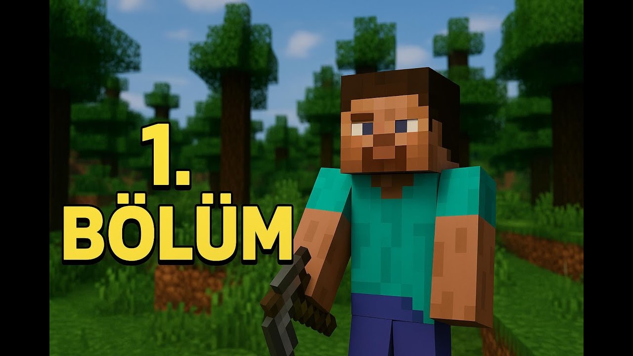 BU NASIL İLK VİDEO ARKADAŞ? MİNECRAFT SADE SURVİVAL BÖLÜM 1 - YouTube