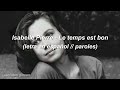 Isabelle Pierre - Le temps est bon (letra en español / paroles) (1971)