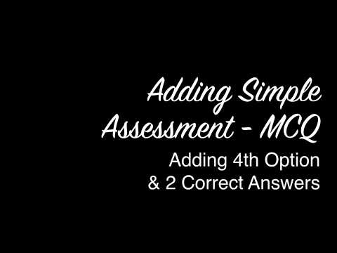 Open edX Part 9 | Simple Assessment MCQ Part II