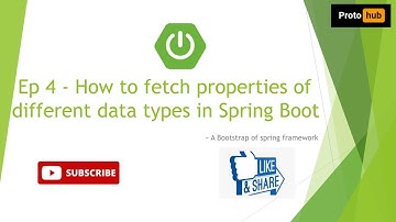 How to fetch properties of different types? | Spring Boot Properties Tutorial Ep 4 | ProtoHub