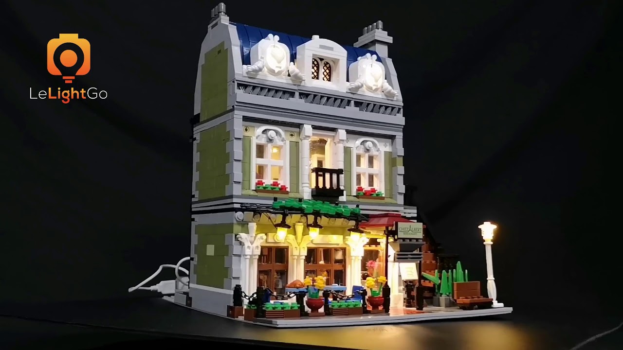 NEW Led light Kit for LEGO 10243 Creator Parisian Restaurant Expert lighting LED - LeLightGo