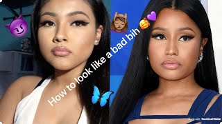 How to look like Nicki Minaj 😻😻💙💙