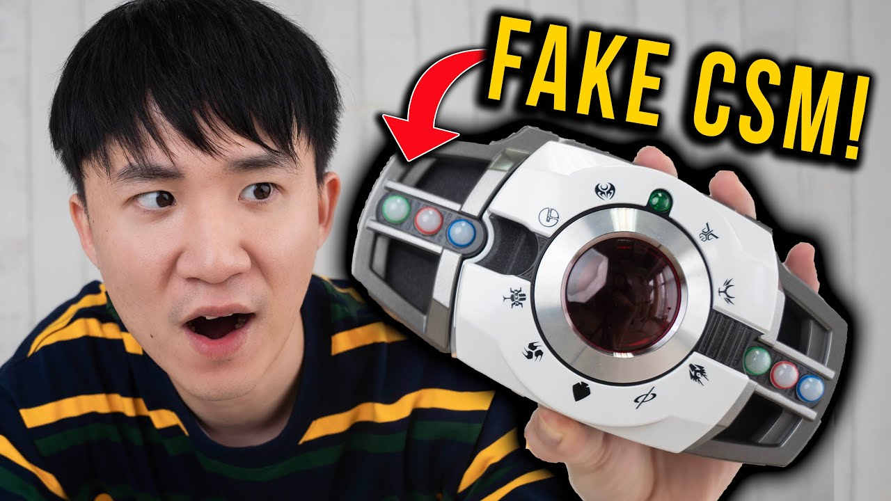The $48 BOOTLEG CSM Kamen Rider Decade Driver.....