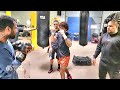 Shane Mosley &amp; Fernando Vargas give Vargas&#39; son a boxing lesson