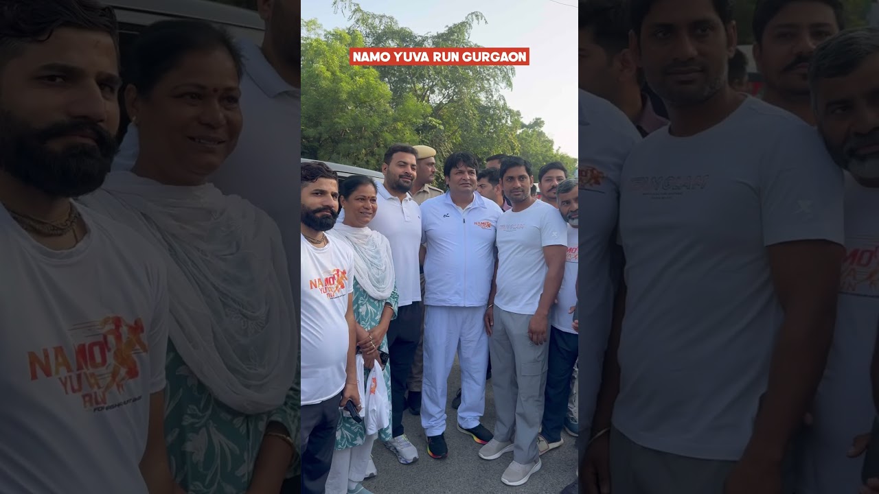 Namo Yuva Run Gurugram 