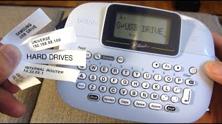 Brother PT-M95 P-Touch Label Maker | Handheld Laser Printer Sticker Labeller