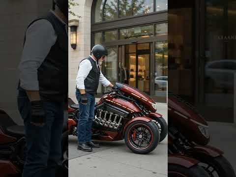 Man rides trike transforms suitcase #shorts