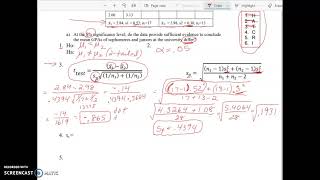 Chapter 10 #2 Hypothesis test for 2 means