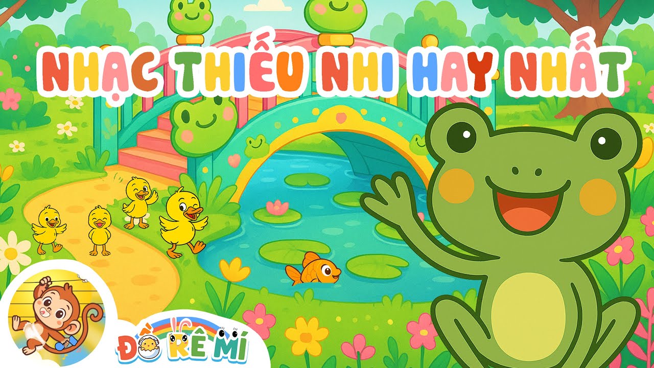 Cá Vàng Bơi, Con Cò Bé Bé, Chú Ếch Con | Đồ Rê Mí | LK Nhạc Thiếu Nhi Sôi Động Về Con Vật Đáng Yêu