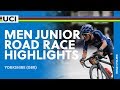 Men junior road race highlights  2019 uci road world championships