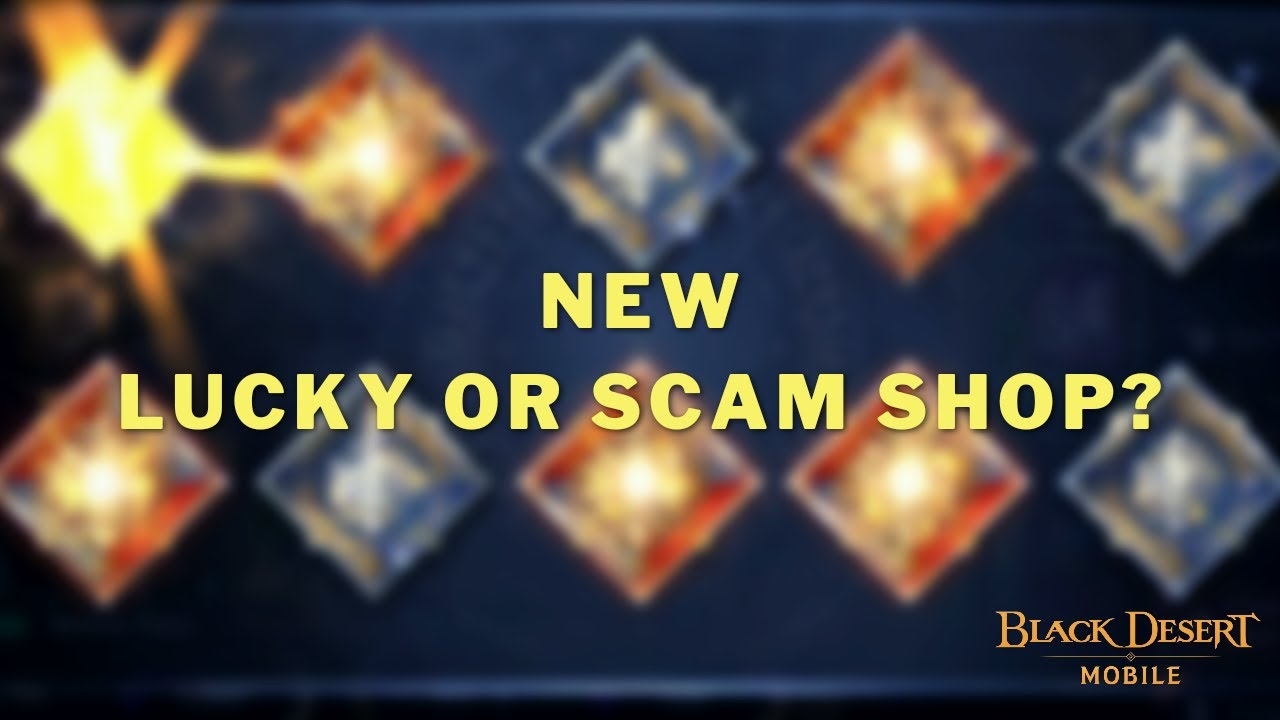 Black Desert Mobile - Spend 17.000 Bp, New Lucky or Scam Shop?