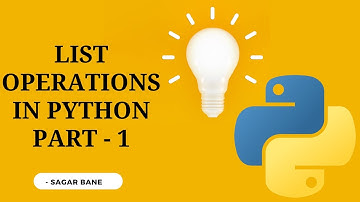 List Operations: A Beginner