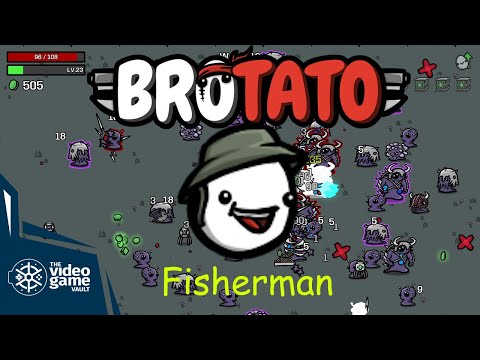 Brotato Abyssal Terrors - Fisherman - Danger 0 { PC - 1440 60fps - No Commentary }