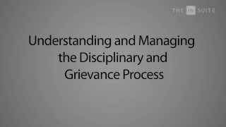 Disciplinary and Grievance - Introduction