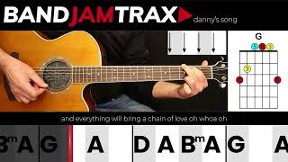 Danny's Song - Loggins &amp; Messina | EASY GUITAR LESSON | Scrolling Chords