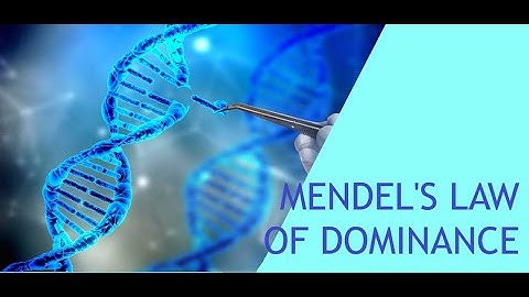 MENDEL’S LAW OF DOMINANCE || PRINCIPLES OF INHERITANCE AND VARIATION || BIOLOGY || STUD-E