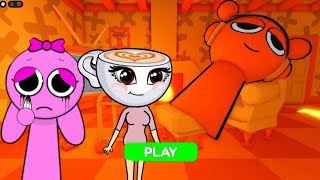 Sprunki Ballerina Pink vs Oren Sprunki’s House Full Gameplay #roblox