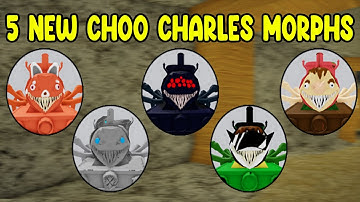 UPDATE - How to Find ALL 5 NEW CHOO CHARLES MORPHS in Find The Choo Charles Morphs