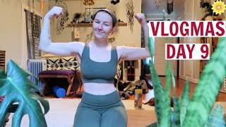 WORKOUT WITH ME | VLOGMAS DAY 9 | 2020