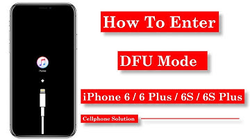 How to enter dfu mode iPhone 6/6+/6S/6S+