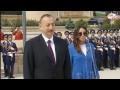 Президент Ильхам Алиев принял участие в проведенной в Баку церемонии по случаю 9 мая