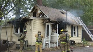 Moline house fire Monday morning displaces two residents, causes death of pets