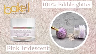 Luster Dust - Edible Glitter for Cakes - Pink Iridescent | Shimmer, Sparkle & Shine | Bakell®