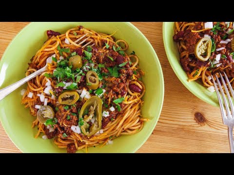 Rachael's Cincinnati/Kentucky Chili Spaghetti 5-Way Style