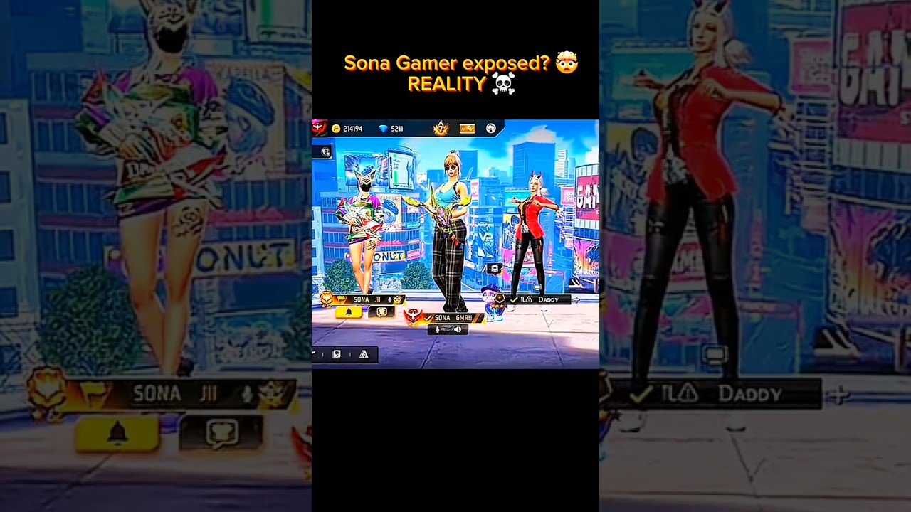 Sona Gamer EXPOSE IN Reality 🥶 ⁉️ 