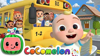 Wheels On The Bus + @Cocomelon - Nursery Rhymes & Kids Songs | Best Baby Songs | Moonbug Kids