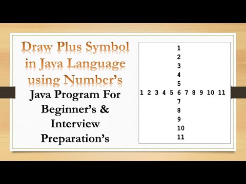 How to Draw Plus Symbol in Python Language .Python Program for Beginner's & Interview Preparation's.