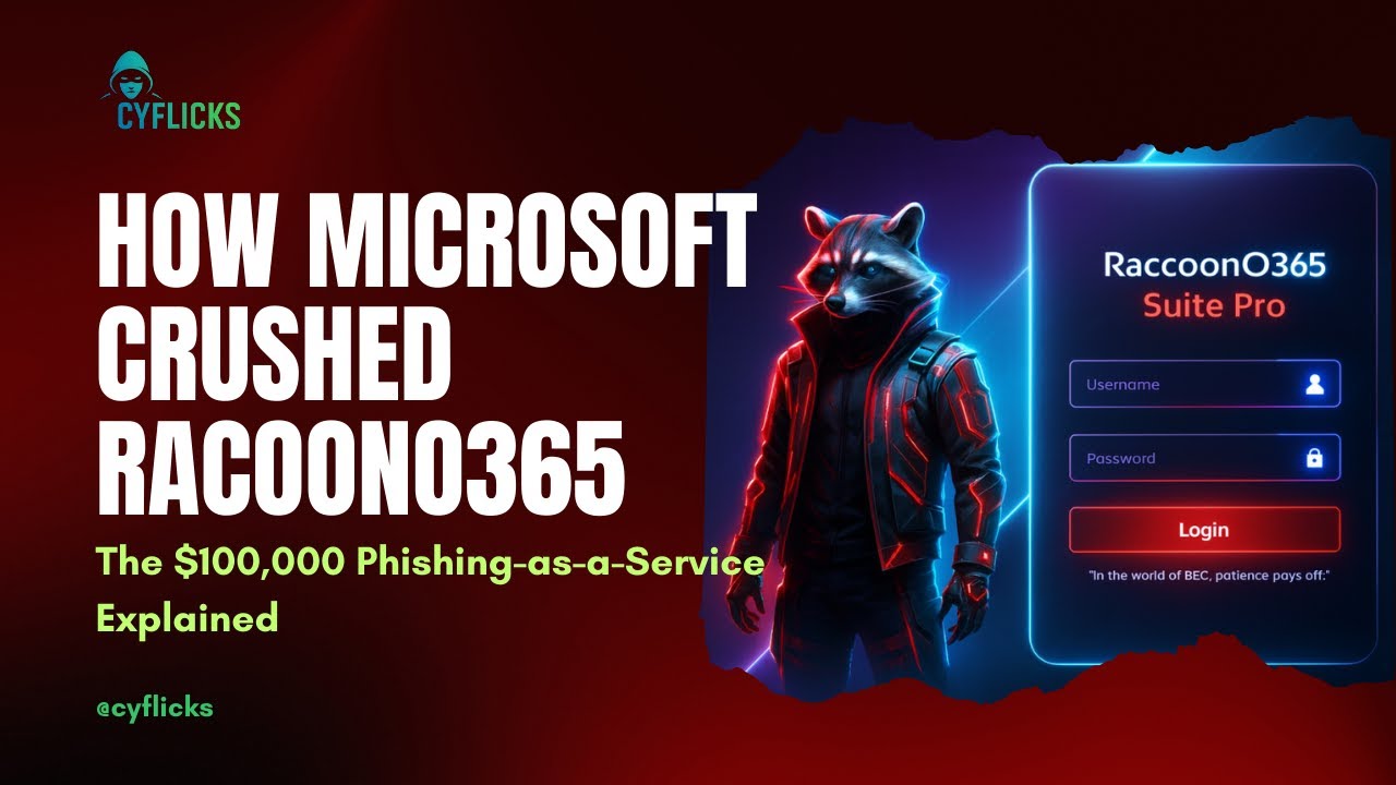 How Microsoft Crushed RaccoonO365 — The $100,000 Phishing-as-a-Service Explained