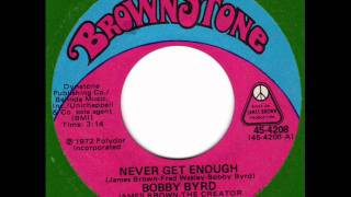 Video voorbeeld van "BOBBY BYRD  Never get enough  70s Soul Classic"