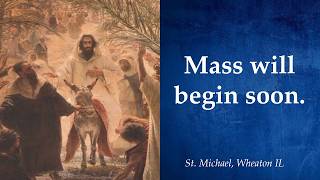 Palm Sunday, 11:00 AM Mass, March 29, 2026 St Michael Catholic Church, Wheaton, IL