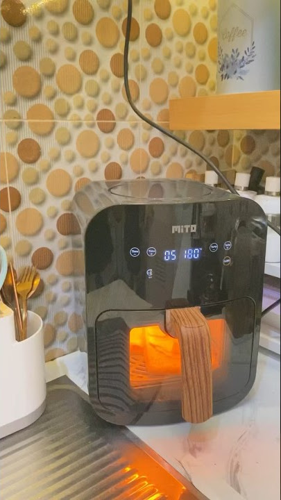 Bikin cemilan jadi mudah mito digital air fryer af8 crystal series by @mitoelectronic2148
