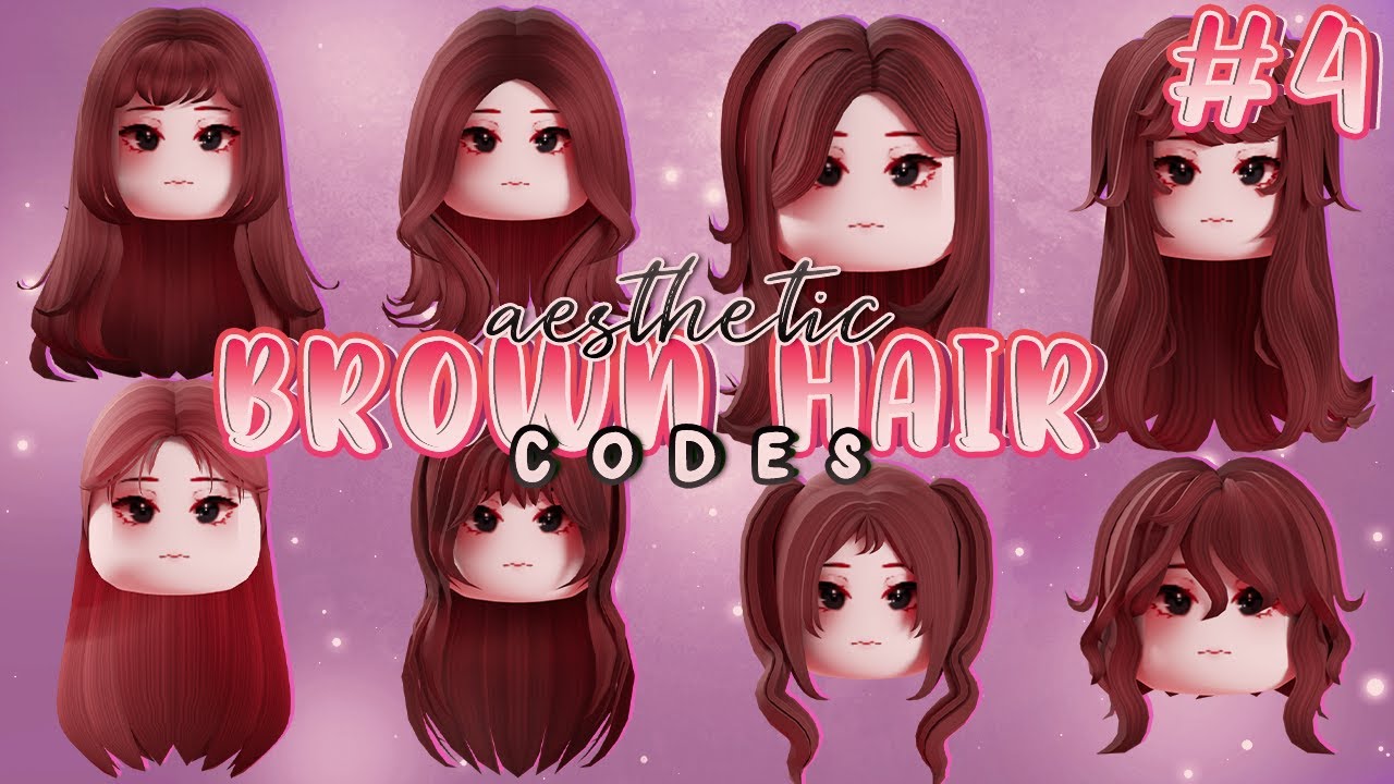 Pin by Porshea on Menu  Brown hair roblox, Brown hair roblox id, Y2k hair