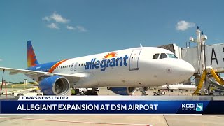 Allegiant Airlines to call Des Moines home while providing more direct flights