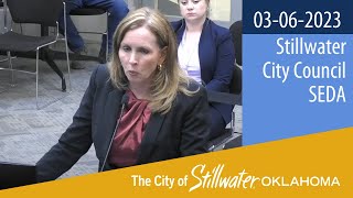 Stillwater City Council - SEDA  03-06-2023