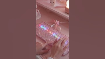 Unboxing the Yunzii X71 transparent keyboard 💕