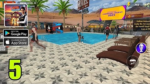 Swimming Pool Unlocked | Supermarket & Motel Simulator Gameplay part-5 (Android, iOS)