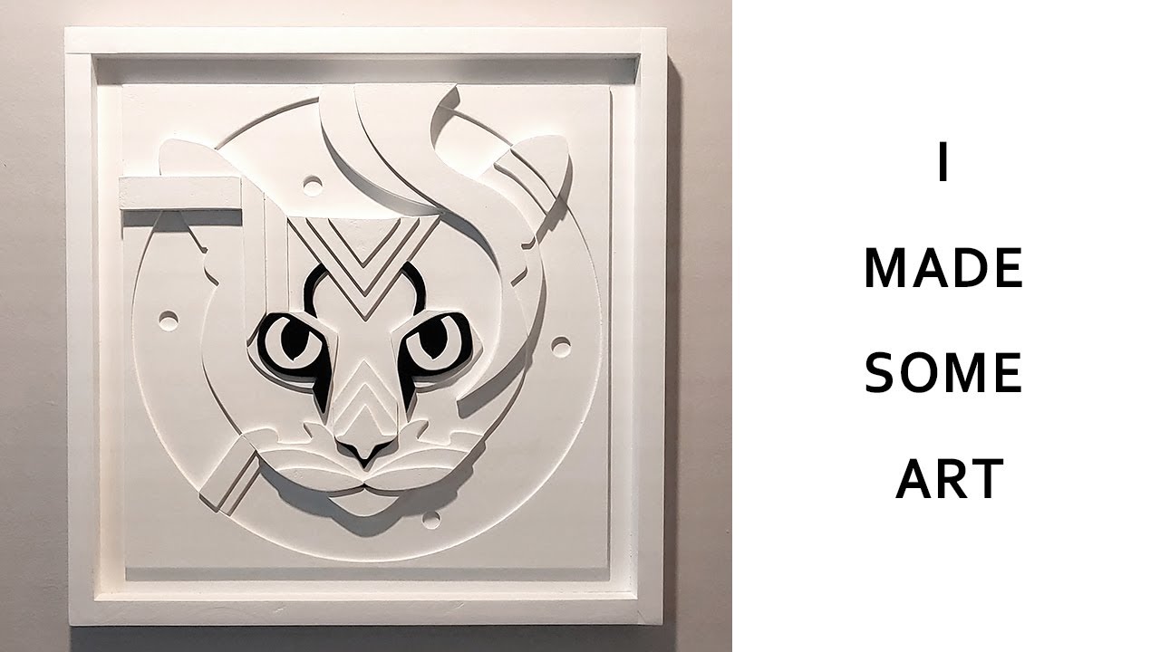 How to Cat Wall Sculpture. YouTube