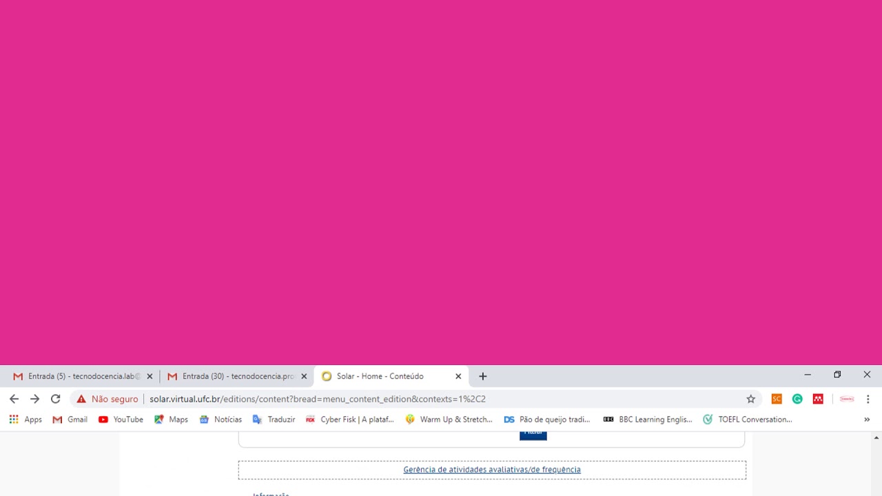 Curso de Professores 2020 Momento 4   Inserir materiais e atividades no Solar